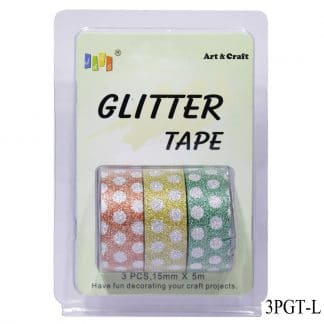 Craft Tape Glitter 3pcs 3PGT-L