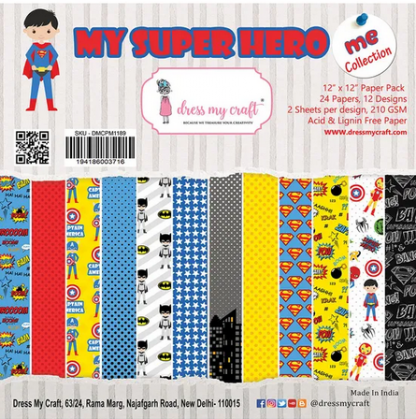 My Super Hero - 12x12 Paper Pad