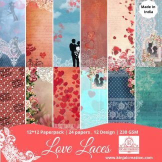 Love Laces 12*12 paperpacks scrapbooking